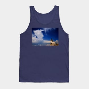 The lighthouse of Agia Mavra - Lefkada island Tank Top